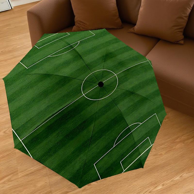 1PC Soccer Field Umbrella-8-Rib Reinforced, Automatic Open, Lightweight & Durable, Fashion Accessory for Outdoor-D346