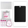 apgo Protective Skin Sticker for the Back Compatible with Samsung Galaxy Tab S3 9.7, Wrap Film, Foil, Vinyl - Pattern Carbon Black