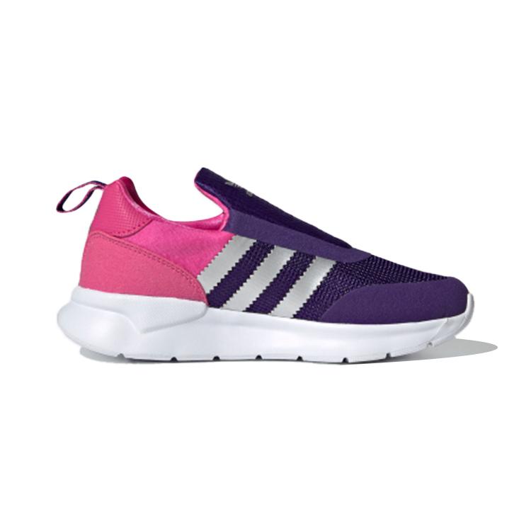 Adidas Originals ZX 360 C Low top Sports Casual Shoes Purple Pink Children Aged 3 7 Years Old FX4938