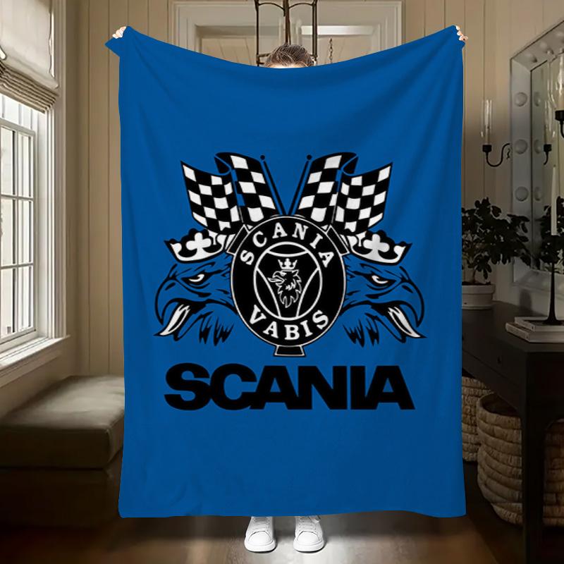 Scania Vabis Blanket Blanket Home Decor Office Rest Blanket Bedroom Nap Blanket