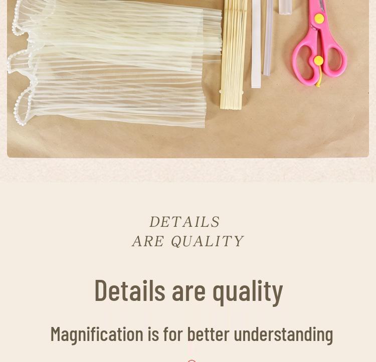 Mid-Autumn Festival Handmade Hairpin & Flower Fan Decoration Kit for Hanfu and Ma Mian Skirt - Ancient Style Photography Accessories