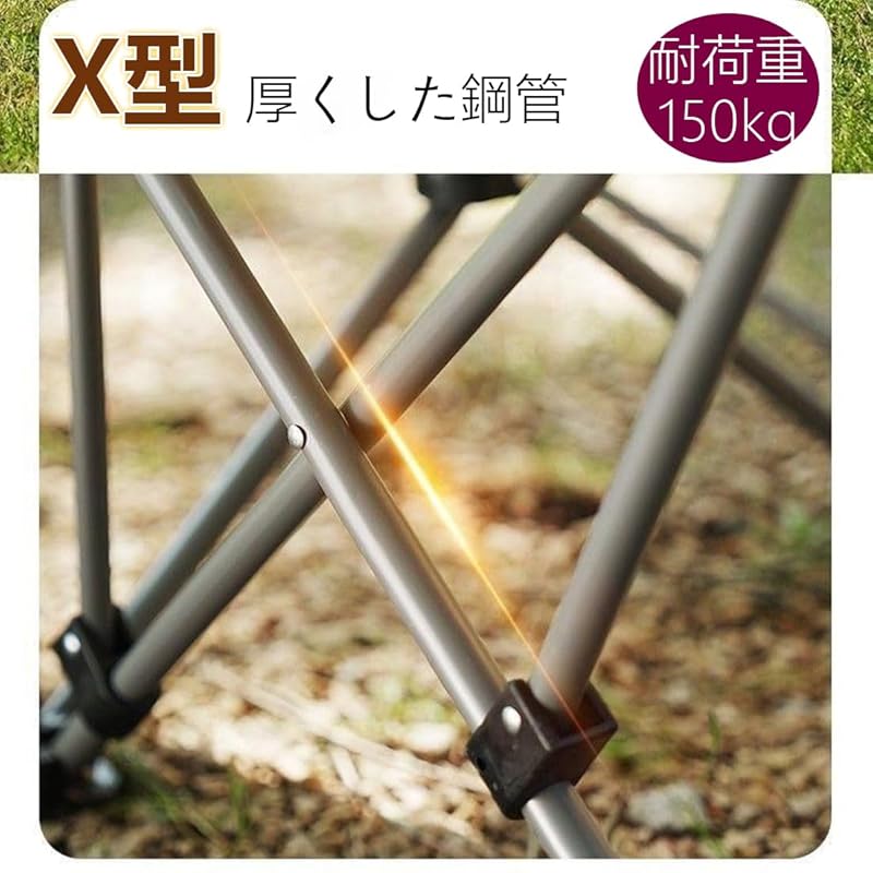 Outdoor Chair Can Lie Down Portable Folding Chair Recliner Chair Backrest Adjustment Function Angle Adjustment Armrest Includes Cup Holder/storage Bag