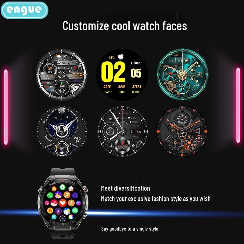 EG-TL10S HD AMOLED Smartwatch with Calling Function (CN version)