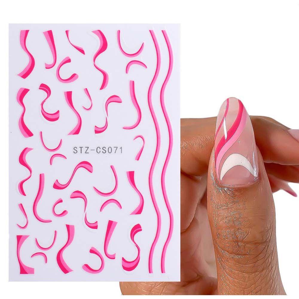 

Swirl Sliders Decals Nail Art Decoration 3D Nail Art Sticker DIY Nail Art Accessories Manicure Tool 5