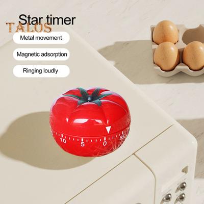 Sveglia promemoria timer da cucina a forma di pomodoro da 1 minuto a 60 minuti timer meccanico con conto alla rovescia regolabile