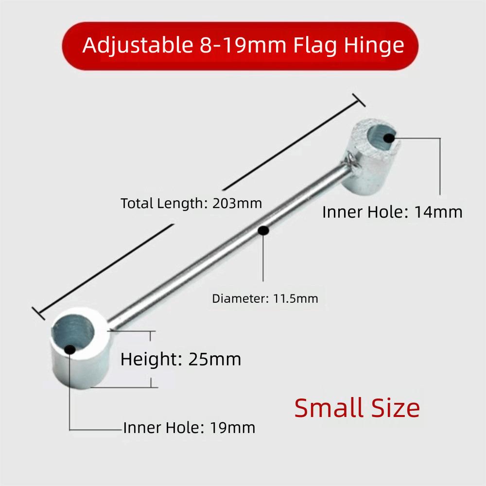 

New Portable Hinges Gaps Adjusting Wrench Multi-function Repair Door Hinge Adjustment Tool Double Head Door Hinge Wrench