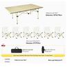 OEING Outdoor Folding Camping Table and Chairs Set