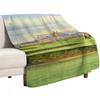 Royal Troon Golf Course 18th And Clubhouse Throw Blanket Modern Design Soft Blanket for Home Decor