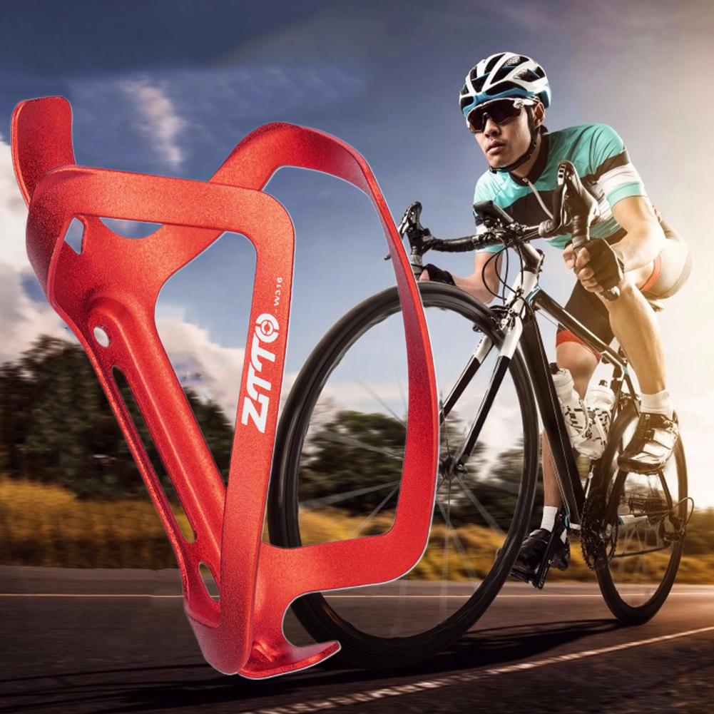 MTB Bicycle Water Bottle Cage Aluminum Alloy Bike Kettle Cage Wear-Resistant Lightweight Water Bottle Bracket for Outdoor Sport