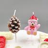 New Creative Christmas Pine Cone Styling Christmas Candle Christmas Party Cake Decoration Birthday Candle