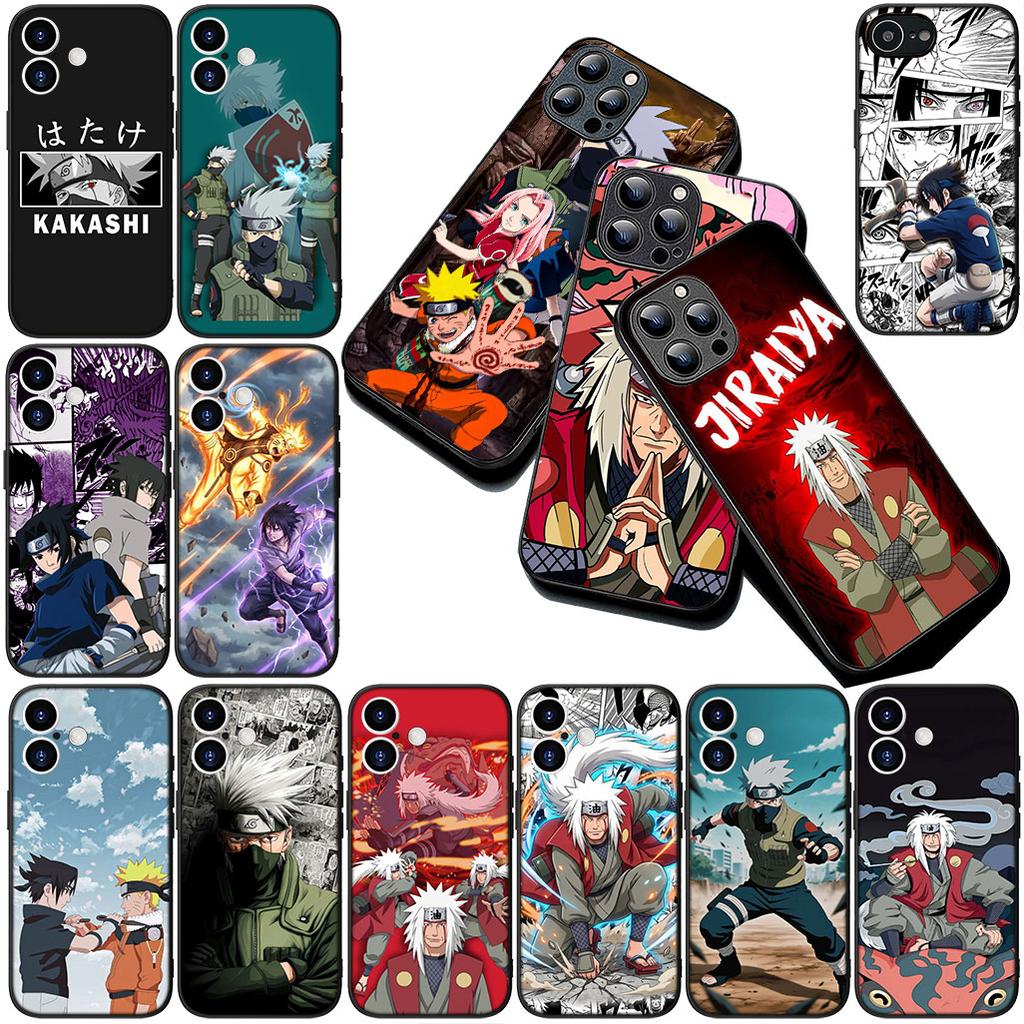Jiraiya Kakashi Narutos Uchiha Sasuke Phone Case for Apple iPhone 12 13 Pro Max Mini ProMax X XR Air XS 12Pro 13Pro Cover