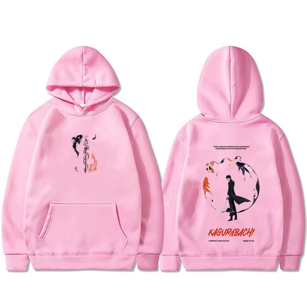 Hot Sale Anime Kagurabachi Chihiro Rokuhira Print Hoodie Unisex Cartoon Manga Streetwear Male Vintage Casual Pullover Hoodies