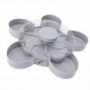 Divided Spin and Snack Serving Tray Rotating 5 Compartment Snack Tray with Lid Non Slip for Party Picnic Movie Night