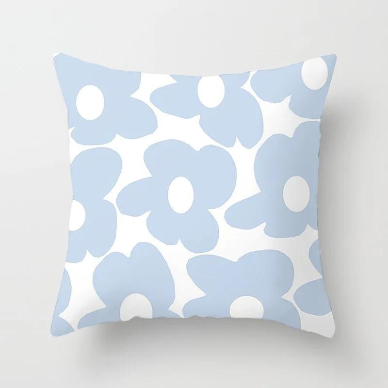 Fresh Daisy Print Pillowcase Office Living Room Home Pillowcase Car Ornaments