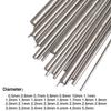 30pcs Set Solid Wire Core Stick Roll Mandrel Jewelry Gold Making Tool Stainless Steel Hollow Coil Forming Rod