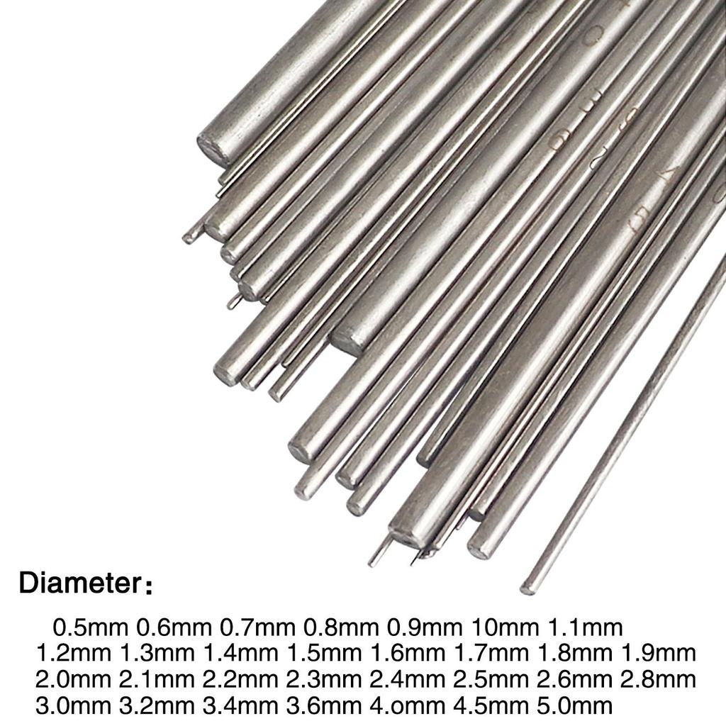 30pcs Set Solid Wire Core Stick Roll Mandrel Jewelry Gold Making Tool Stainless Steel Hollow Coil Forming Rod