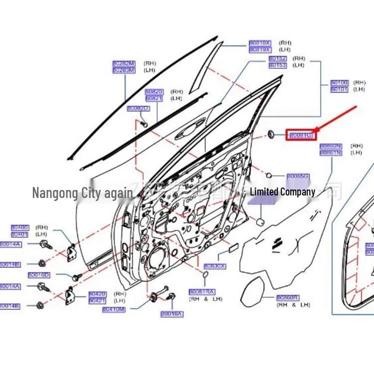 Nissan Zwarte Rubberen Waterdichte Chassisplug - Universele Pasvorm