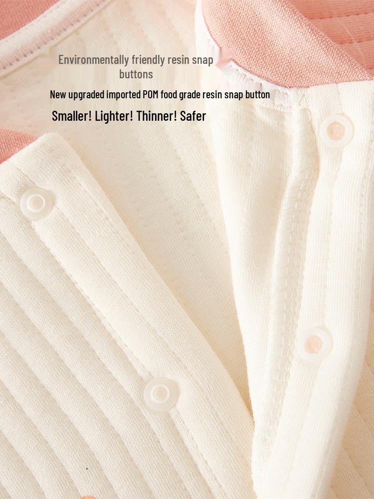 Bawełniany body z długim rękawem dla niemowląt - Pajacyk dla noworodka