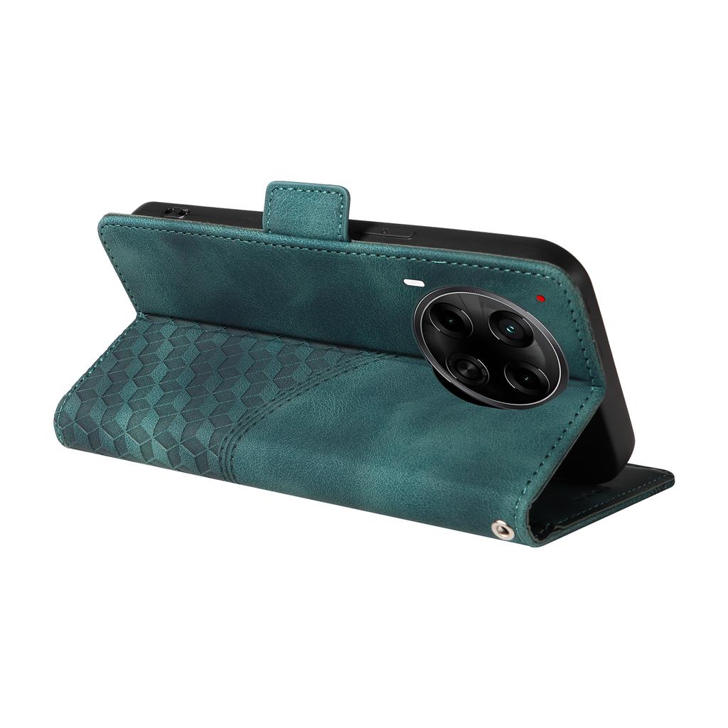 For TECNO Camon 30S Pro 4G/Camon 30S 4G Case PU Leather Phone Cover Rhombus Starry Imprinted