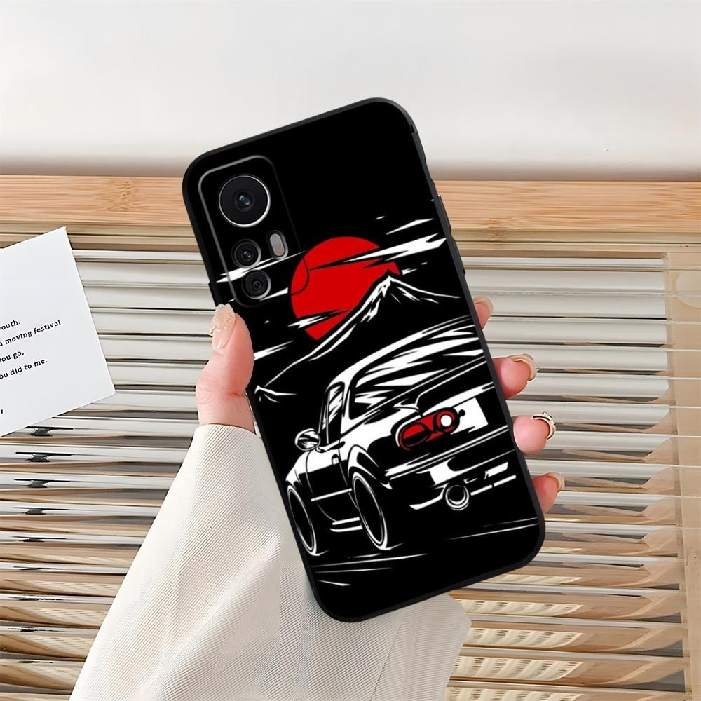Japan JDM Sports Cars Male Men Phone Case For Xiaomi 15 13 14 10 12 11 Pro POCO F6 X6 X3 F5 X5 Pro Lite Ultra Shell Coque