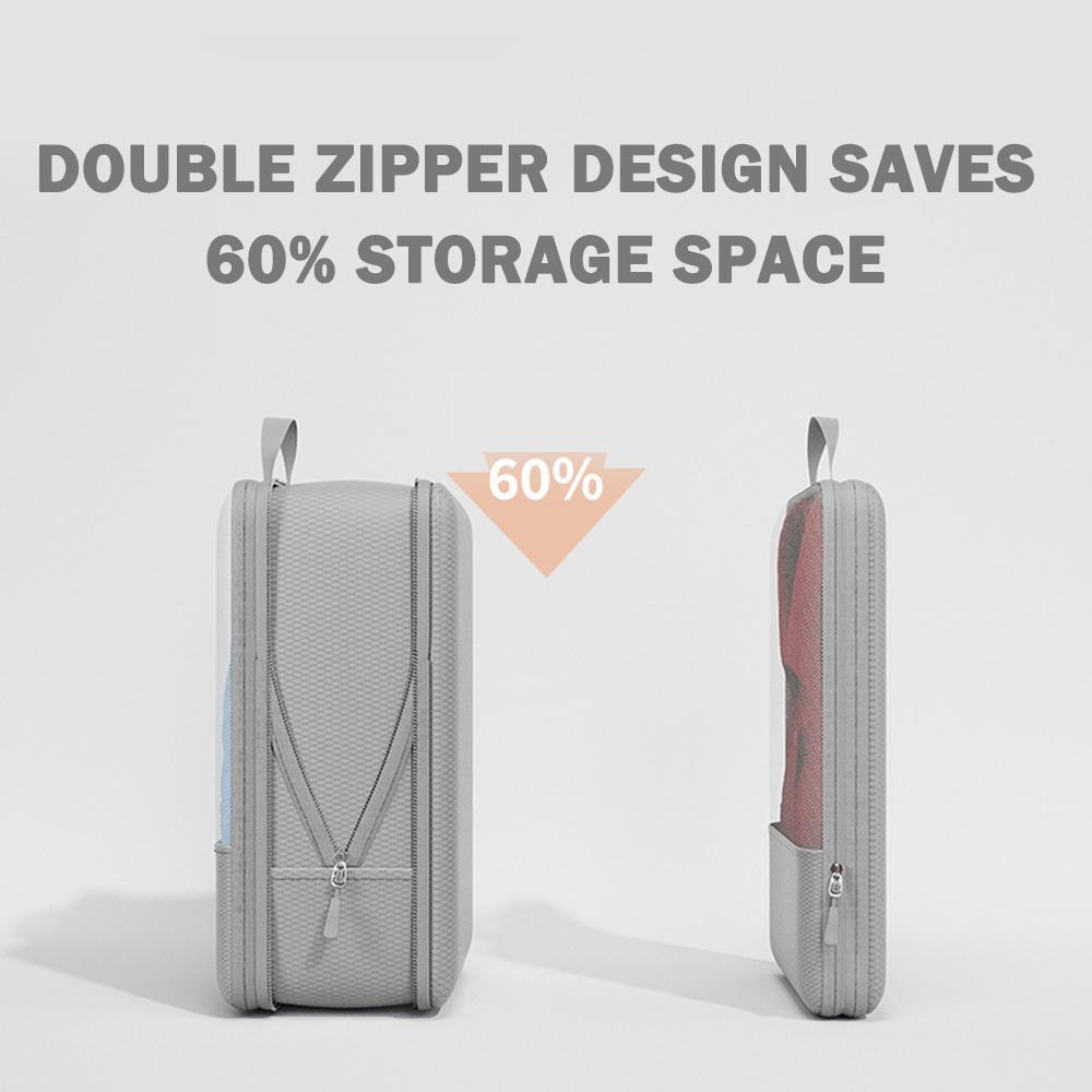 Folding Travel Clothes Storage Waterproof Bags Portable Luggage Organizer Pouch Packing Cube Lightweight Dustproof Journey Bag