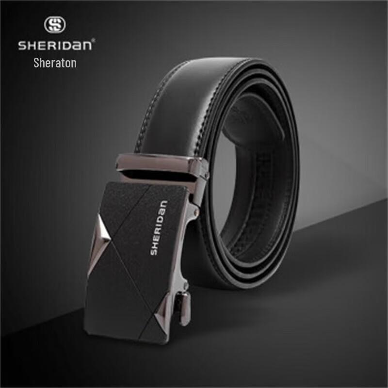 Мужской деловой повседневный ремень из коровьей кожи