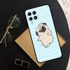 Pug Dog Funny Cartoon For Samsung Galaxy M12 M13 M14 M15 M35 M55 M34 M54 M33 M53 M21 M31 M11 M32 M52 M06 M16 Case
