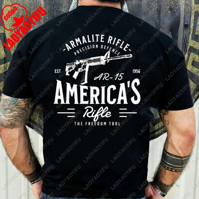 I Lubricate My AR15 with Liberal Tears Gift TShirt Vintage Classic Fashion Streetwear Funny Clothing Regular Short Sleeve Tops