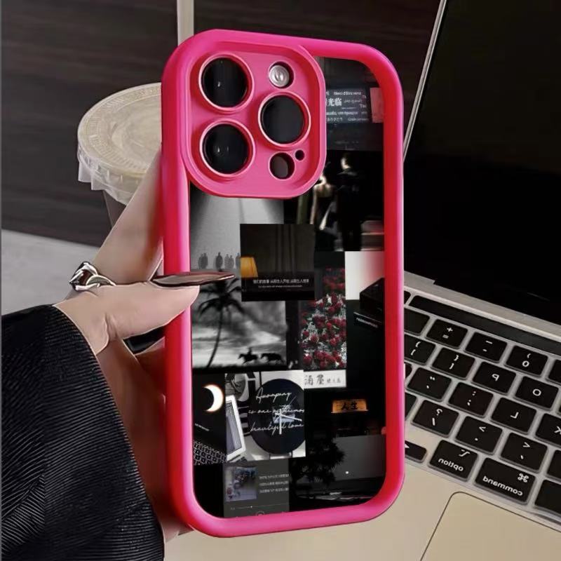 The new model is suitable for iphone16 mobile phone case Apple 15promax/14 anti-drop 13pro12 European and American 11 personality xr