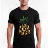 Bowling Pineapple Tshirt Summer Casual Cotton Tee Oversized Streetwear Tops Vintage Graphic Print Loose Fit Short Sleeve