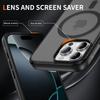 Carbon Fiber Texture Magnetic PC+TPU Frosted Clear Case For IPhone17 Pro Max Air 16 15 14Plus 13 12 for MagSafe Shockproof Cover