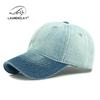 Fashion washed denim baseball cap women's simple outdoor sunscreen personalized color matching cap men's sunshade tide