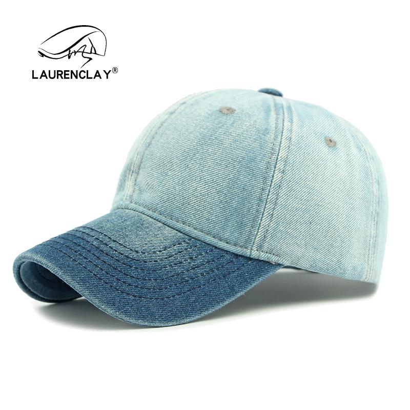 Fashion washed denim baseball cap women's simple outdoor sunscreen personalized color matching cap men's sunshade tide