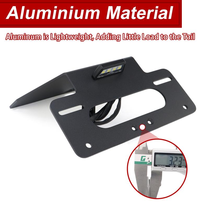 For Kawasaki Ninja ZX-14 ZX14R /ABS ZZR1400 Versys 1000 Rear Tail Tidy Fender Eliminator Motorcycle License Plate Holder Bracket