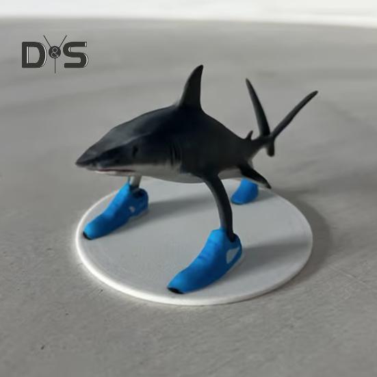 Desene animate de acțiune figura rășină rechin elefant maimuță ceașcă statuie sculptură acasă birou desktop decor ornament colecție cadou