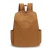 Women's Large Capacity Backpack Men Solid Color Backpack Student Schoolbag