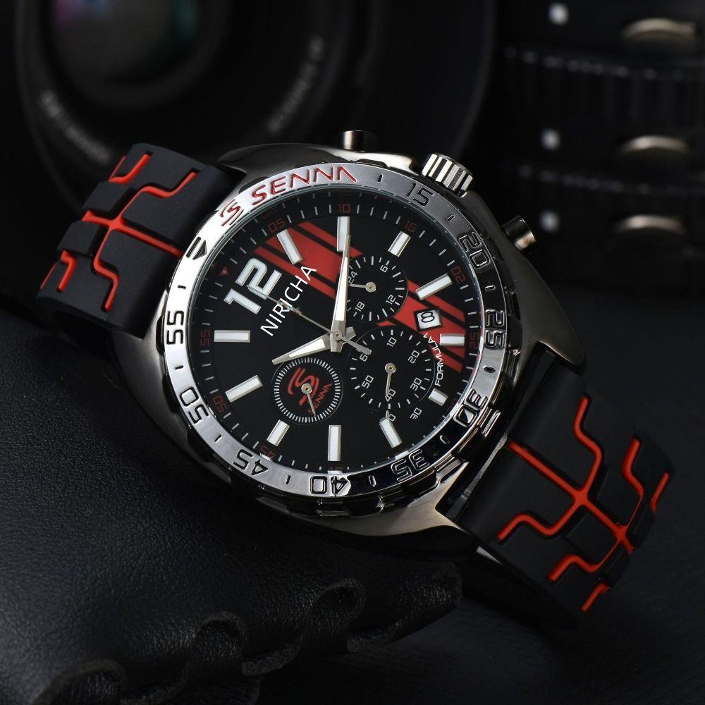 Stainless Steel Casual Watches Quartz Movement Chronograph New Fashion Style Clock