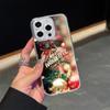 Ae115 Merry Christmas Happy New Year Magsafe Transparent Cases for Samsung S23 S24 Ultra S21 FE iPhone 16 Pro Max Magnetic Wireless Charge Back Cover