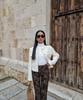 European and American Style Round Neck Short Fashion Coat with Button Accents - Autumn Collection