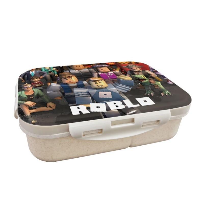 Anime Cartoon Roblox Bedruckte Weizenstroh Lunchbox