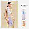 Wensli Garden Impression Mulberry Silk Scarf Shawl