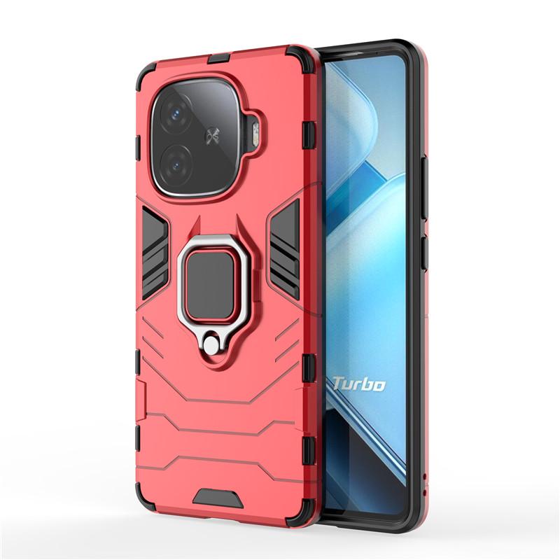 

Для чехла ViVo iQOO Z9 Turbo Plus Чехол ViVo IQOO Z9 Turbo+ 5G Держатель Броня Бампер Защитные чехлы для телефона На iQOO Z9 Turbo Funda iQOO Z9 Turbo Plus красный