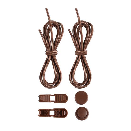 1 Set No Tie Shoelaces Elastic Heavy Duty Lock Adjustable Multi-colored Kids Adults