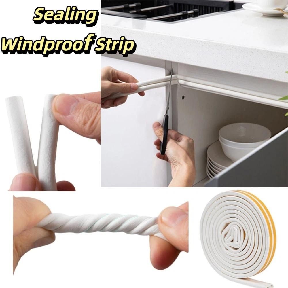Durable Weatherstripping Seal Strip Self-Adhesive Soundproof Seal Windproof Seal  Windows