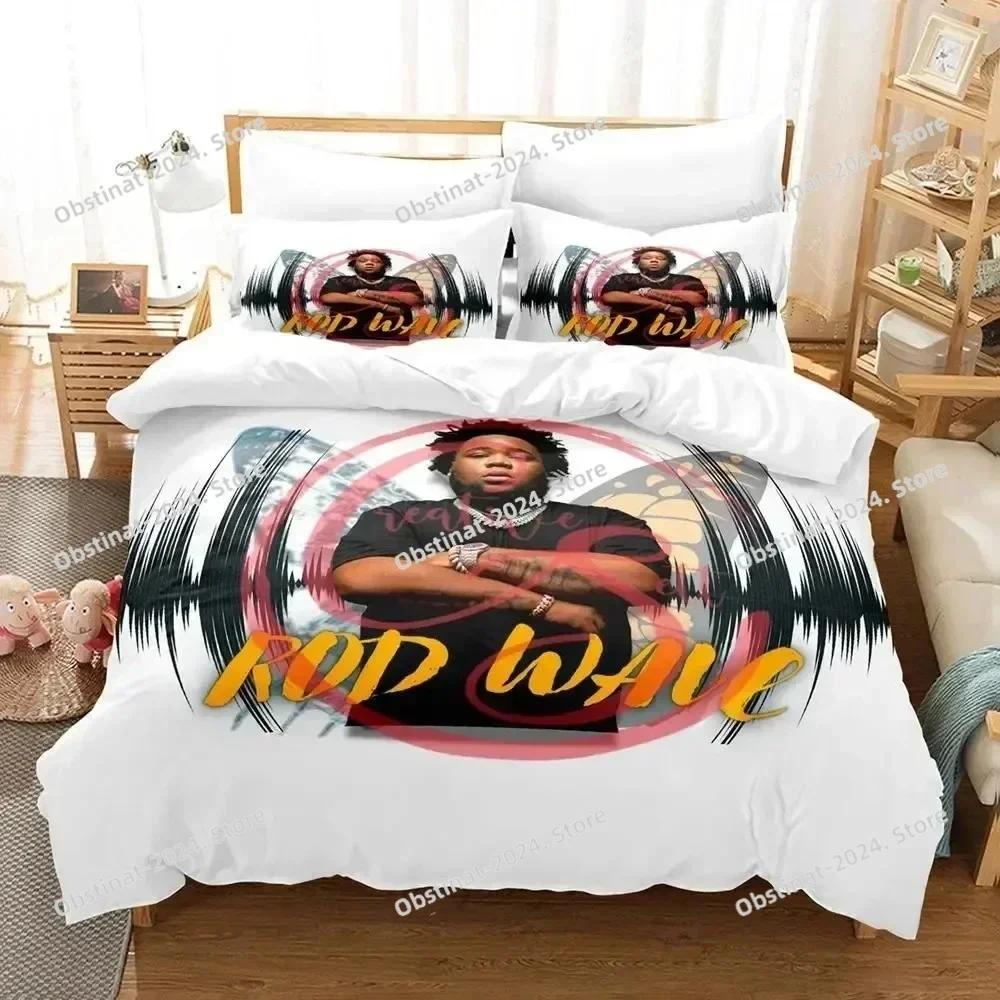 3D Print Rapper Rod Wave Bedding set Printed Duvet Cover Pillowcase Single Double Queen Super King Size Sets
