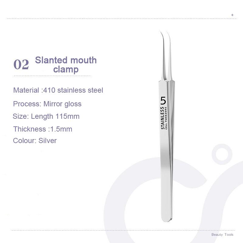 1/11Pcs Acne Pimples Blackhead Remover Blackhead Extractor Clip Ultra-fine Tweezers Acne Needle Facial Cleaner Skin FCZ01