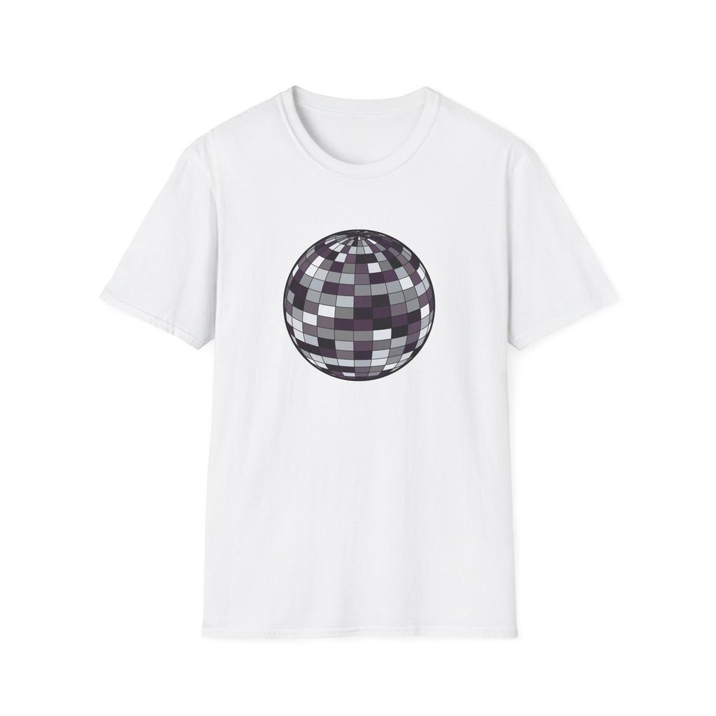Silver Disco Ball T-Shirt | Retro Dance Party Tee