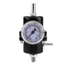 Fuel Pressure Regulator, Aluminum Alloy Fuel Pressure Regulator Gauge Kit with Hose 0-140 Psi