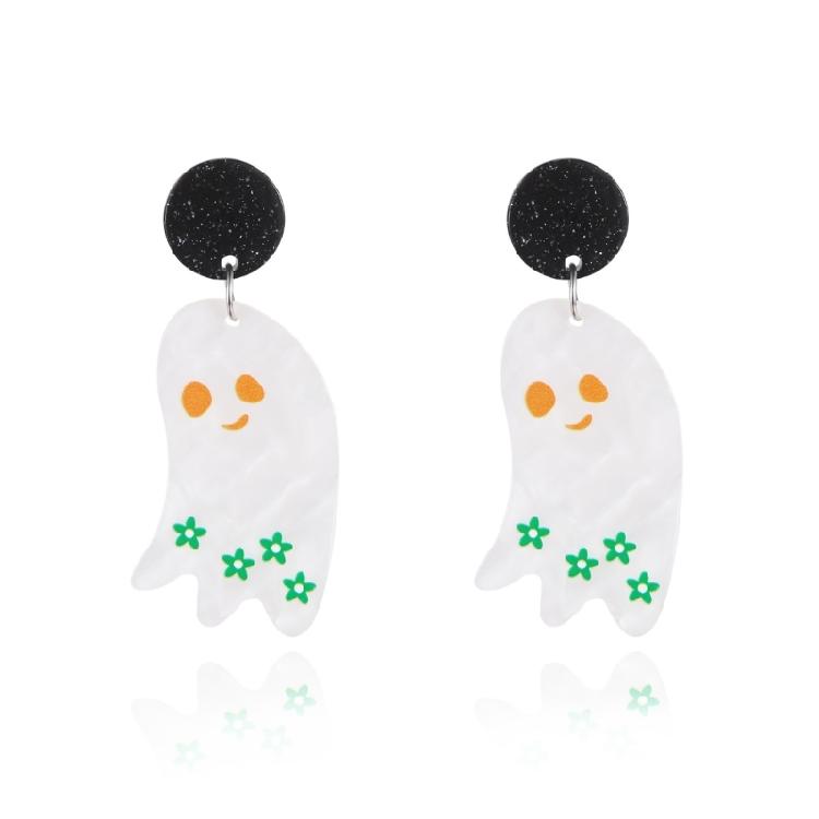 Halloween Themed Celebration Drop Earrings Acrylic Materials Ear Accessories Costume Party Jewelry Gift