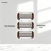 8-Blade Men's Manual Razor for Shaving Beard and Face with Sharp Blade Holder